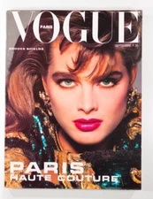 BROOKE SHIELDS Renee Simonsen HELMUT NEWTON Paris Vogue 1983 September COUTURE