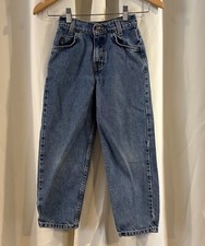 Vintage Little Levis 550 Relaxed Fit Jeans Toddler Size 7 Slim Orange Tab 90s