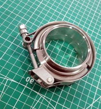 3” Quick Release V-Band Kit Clamp Pipe Exhaust Flange Turbo Downpipe - 76mm 3"