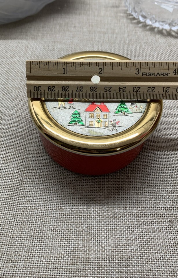 Vintage Christmas Chokin Trinket Box, Jamestown China, Made In Japan eBay