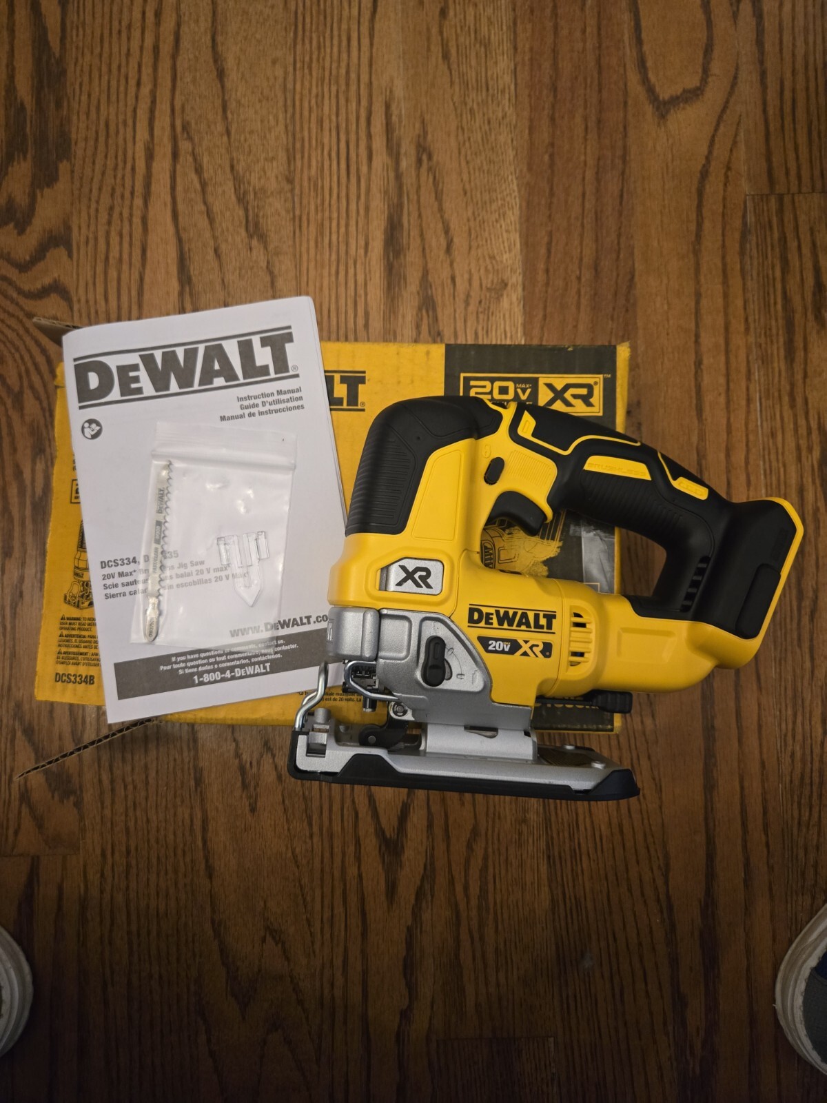 DeWalt DCS334B 20V Max XR Cordless Brushless Jigsaw (Tool Only