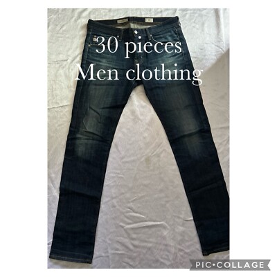 Mix. 30 PCs MENS JEANS / Jogger / Shorts  Lot Box. Bundle Re-seller Box