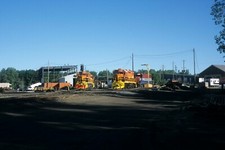 Huron & Eastern yard - Original Slide - Bay City, MI