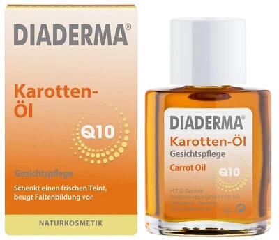 DIADERMA Karotten-Öl Q10 - Intensivpflege für strahlende glatte jugendliche Haut