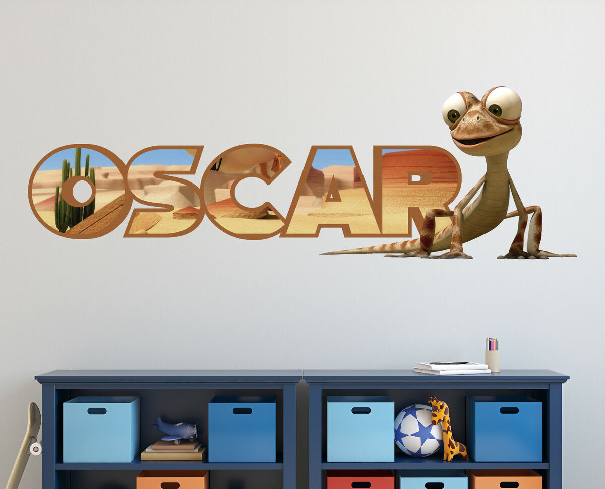 Oscar's Oasis Custom Vinyl Lettering Stickers Wall Decals Name Art KA383