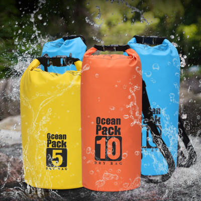 Waterproof Dry Bag 2L-20L PVC Roll Top for Swimming Hiking Beach Camping Outdoor
