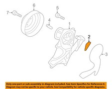 HYUNDAI OEM 06-19 Azera Cooling Water Pump-Water Pump Gasket 213553C520
