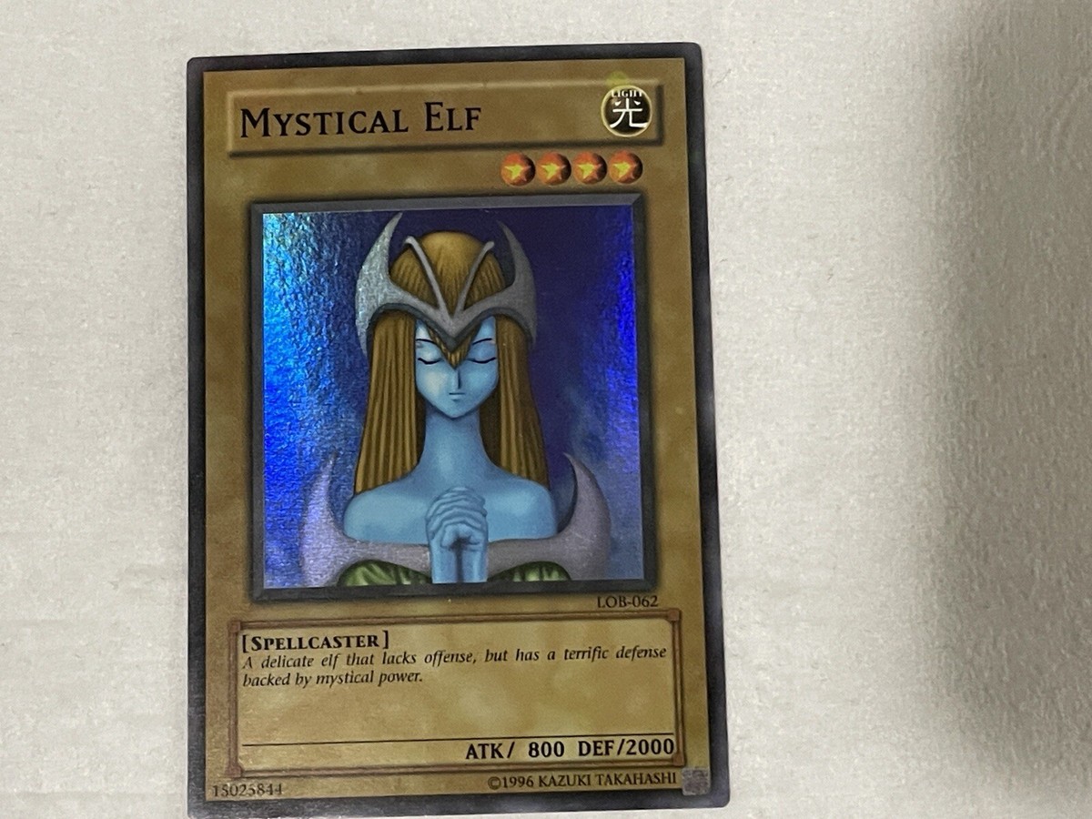 遊戯王OCG ミスティカル・エルフ 1st Edition LOB-062 Mystical Elf LOB-062 Legend of Blue Eyes White Dragon 1st Edition