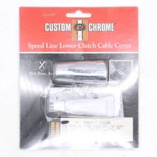 Custom Chrome Speedline Lower Clutch Cable Cover Part Number - 46301