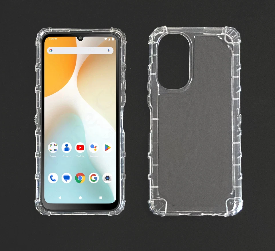 Funda protectora resistente transparente para teléfono BLU G64 G1010ww Desbloqueado Foto 3 de 4