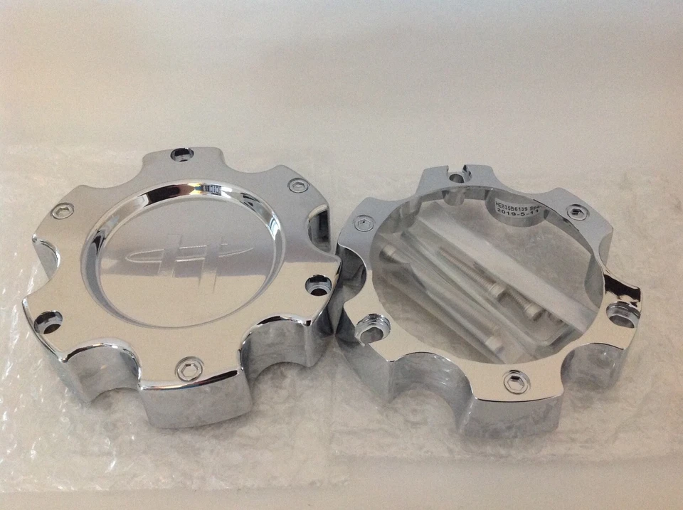 Tapa central cromada para llanta Helo HE835 6x5,6 6x135 con espaciador 835B6139 Foto 2 de 4