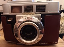 Vintage Kodak Automatic 35F Camera Ektanar 44mm f/2.8 Lens - w/case