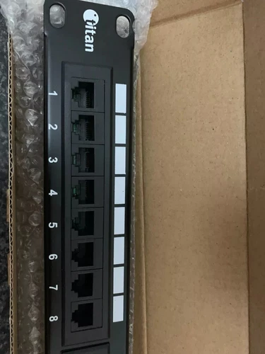 titan cat5e 24 port patch panel