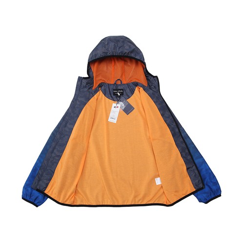 Rokka&Rolla Boys' Hooded Lightweight Water Resistant Zip-Up Windbreaker Jacket - Picture 14 of 53