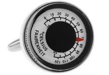 Thermometer Celsius Fahrenheit Cufflinks Wedding Fancy Gift Box Free Ship USA
