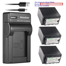 Kastar Battery Slim USB Charger for Panasonic VW-VBD78 VW-VBD58 VW-VBD29 VG-B23P