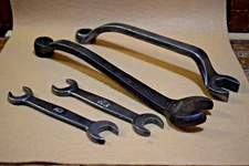 FORD SCRIPT OFFSET WRENCH BOX OPEN END VINTAGE MODEL T M 17071 HAND TOOL 4PC LOT