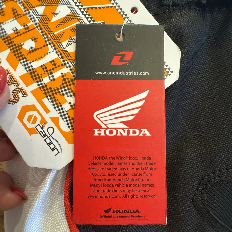 PANTALONES DE CARRERAS HONDA ONE INDUSTRIES CARBON MX ATV motocross talla 30 Foto 3 de 4