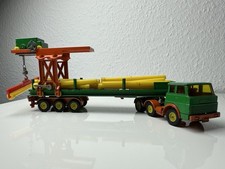Siku V 350 Hanomag-Henschel Sattelzug mit Kranbrücke & Rohren 1:55 Vintage