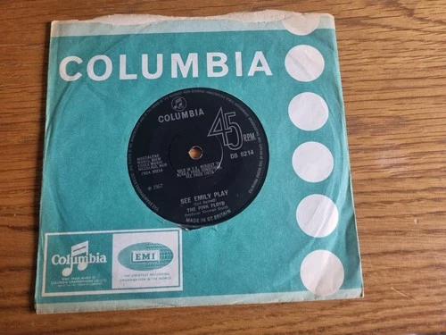 The Pink Floyd – See Emily Play 1967 7” Columbia – DB 8214 Solid Centre