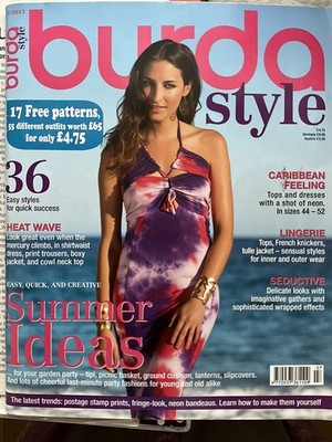 Burda Style Magazin 07/2013 mit Schnittmustern, Sommerideen