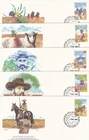 1980 AUSTRALIAN FOLKLORE DECIMAL STAMP FLEETWOOD FIRST DAY COVERS #C8