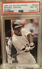 1994 MICHAEL JORDAN ROOKIE CARD UPPER DECK MINOR LEAGUE SILVER #MJ23 PSA 8 NM-MT