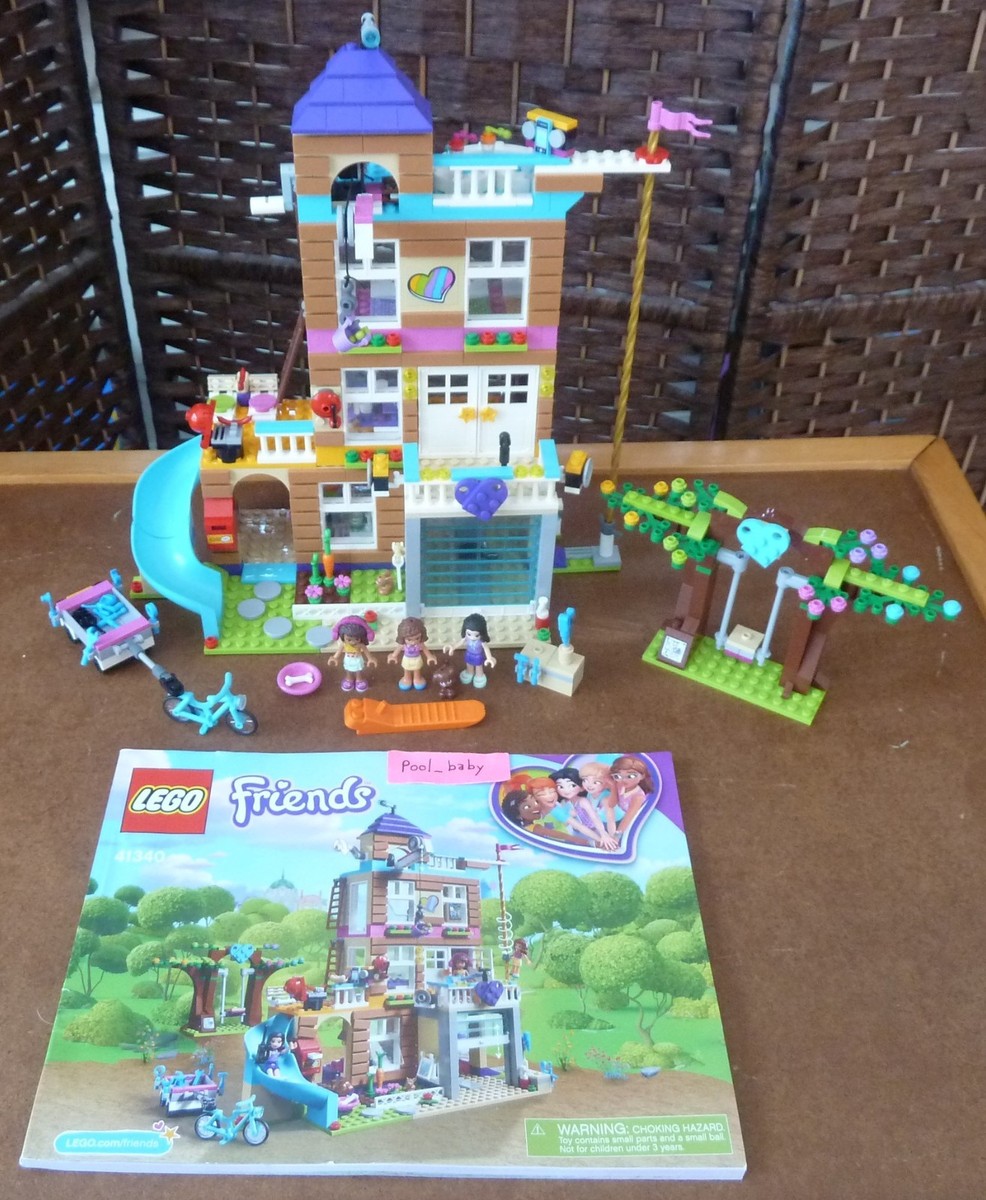 Lego Friends 41340 - FRIENDSHIP HOUSE - Used - 100% COMPLETE - NO
