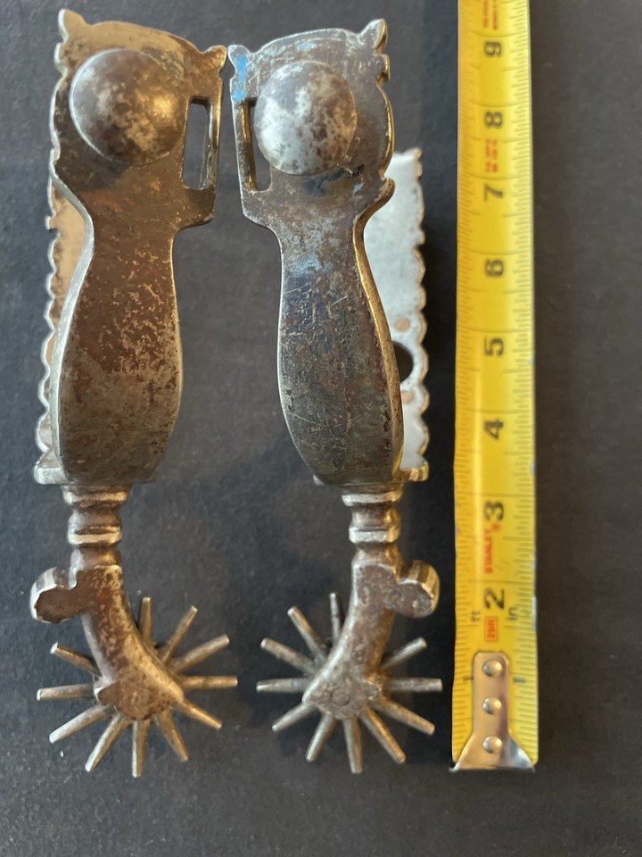 VINTAGE HIGHLY COLLECTIBLE BUCKAROO SPURS STAMPED FLEMING | eBay
