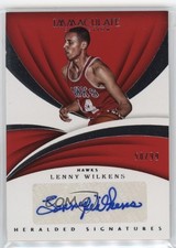 2017-18 Panini Immaculate Heralded Signatures 50/99 Lenny Wilkens Auto HOF 0vj4