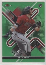 2022 Topps Finest Green Refractor 64/99 Seth Beer #18 0rd2