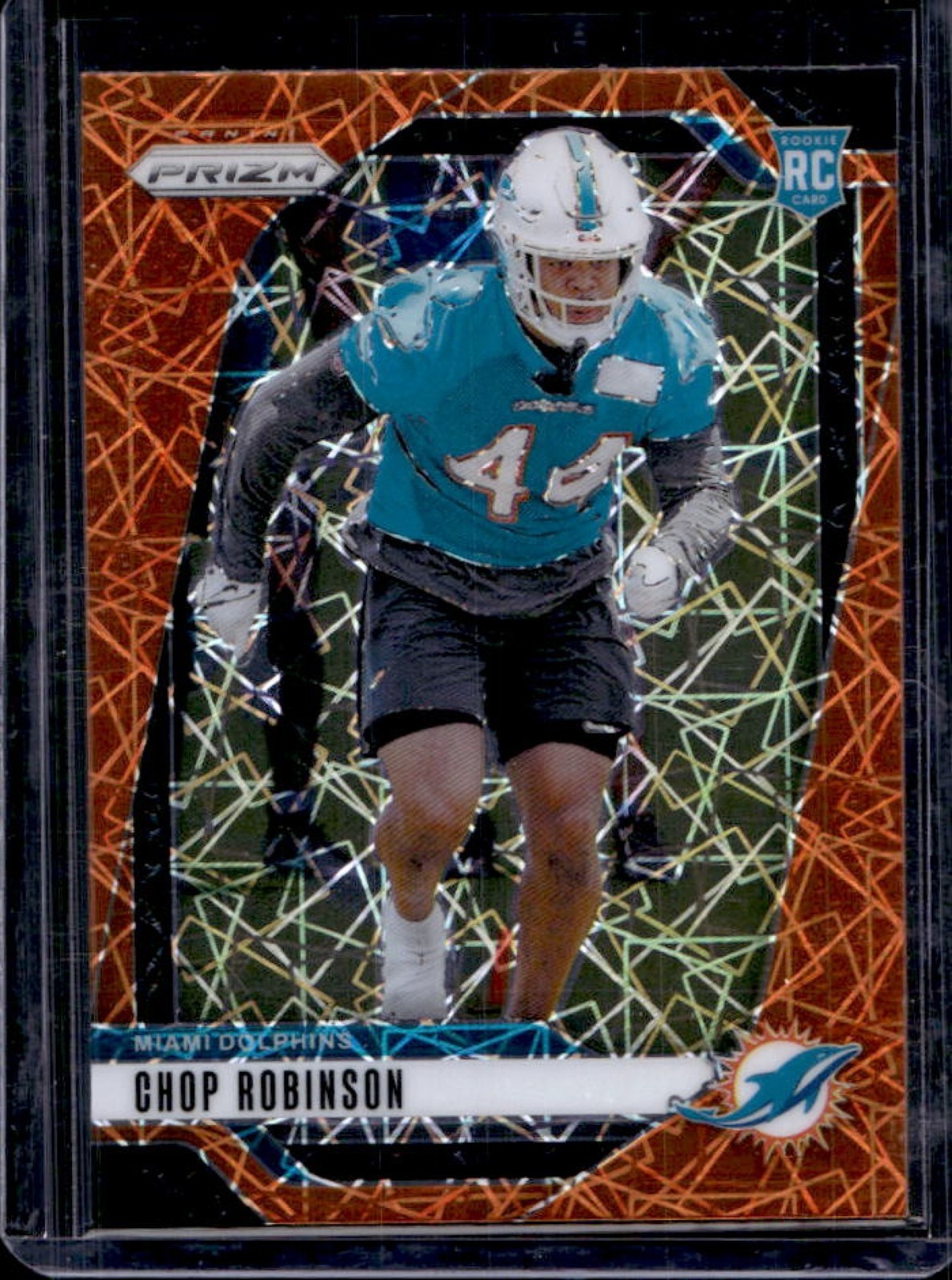 2024 Prizm Chop Robinson RC Lazer Rookie #319 Dolphins