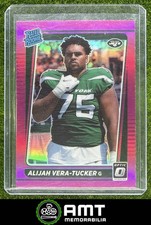 Alijah Vera-Tucker RC 2021 Panini Donruss Optic Pink New York Jets #264