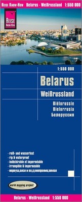 Reise Know-How Landkarte Weißrussland / Belarus (1:550.000) | deutsch