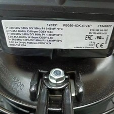 1PC New For ZIEHL-ABEGG FB050-4DK.4I.V4P Centrifugal Cooling fan