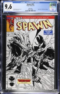 Spawn #231 Sketch CGC 9.6 NM Image 2013 McFarlane (Spider Man #1 Cover Homage)