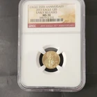 U.S. Mint American Eagle 2011 1/10 oz Gold NGC MS 70 25th Anniversary