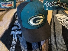Vintage Green Bay Packers Hat Cap Sports Specialties Pro Line Snapback Script