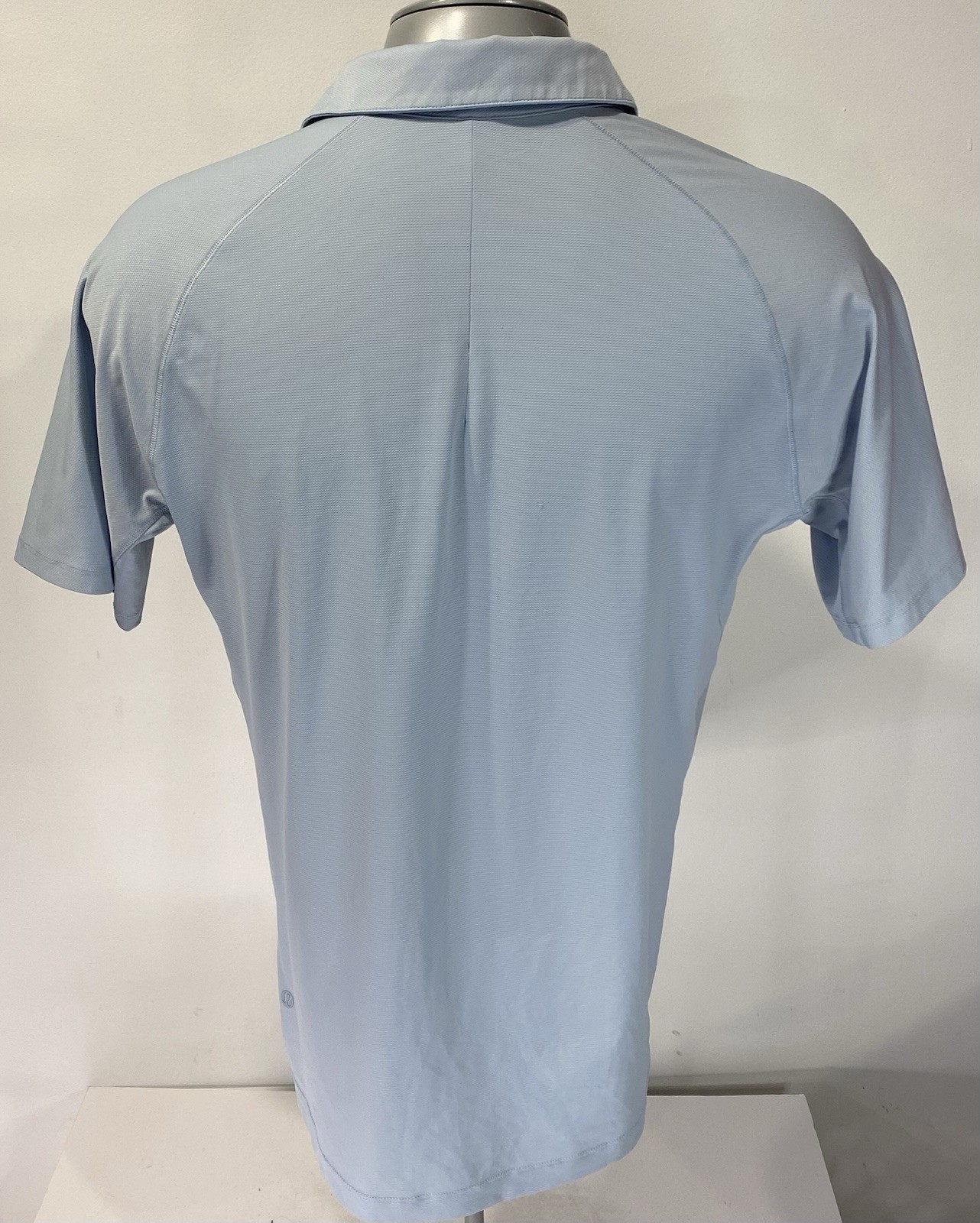 Lululemon Evolution M Medium Light Blue Polo Shir… - image 3