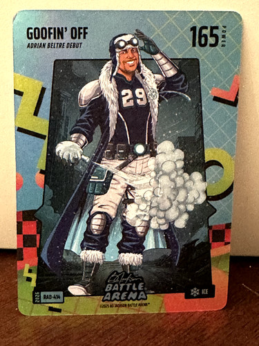 2026 Bo Jackson Battle Arena ` Goofin' Off ` Beltre 80's Rad Foil Ice RAD-414