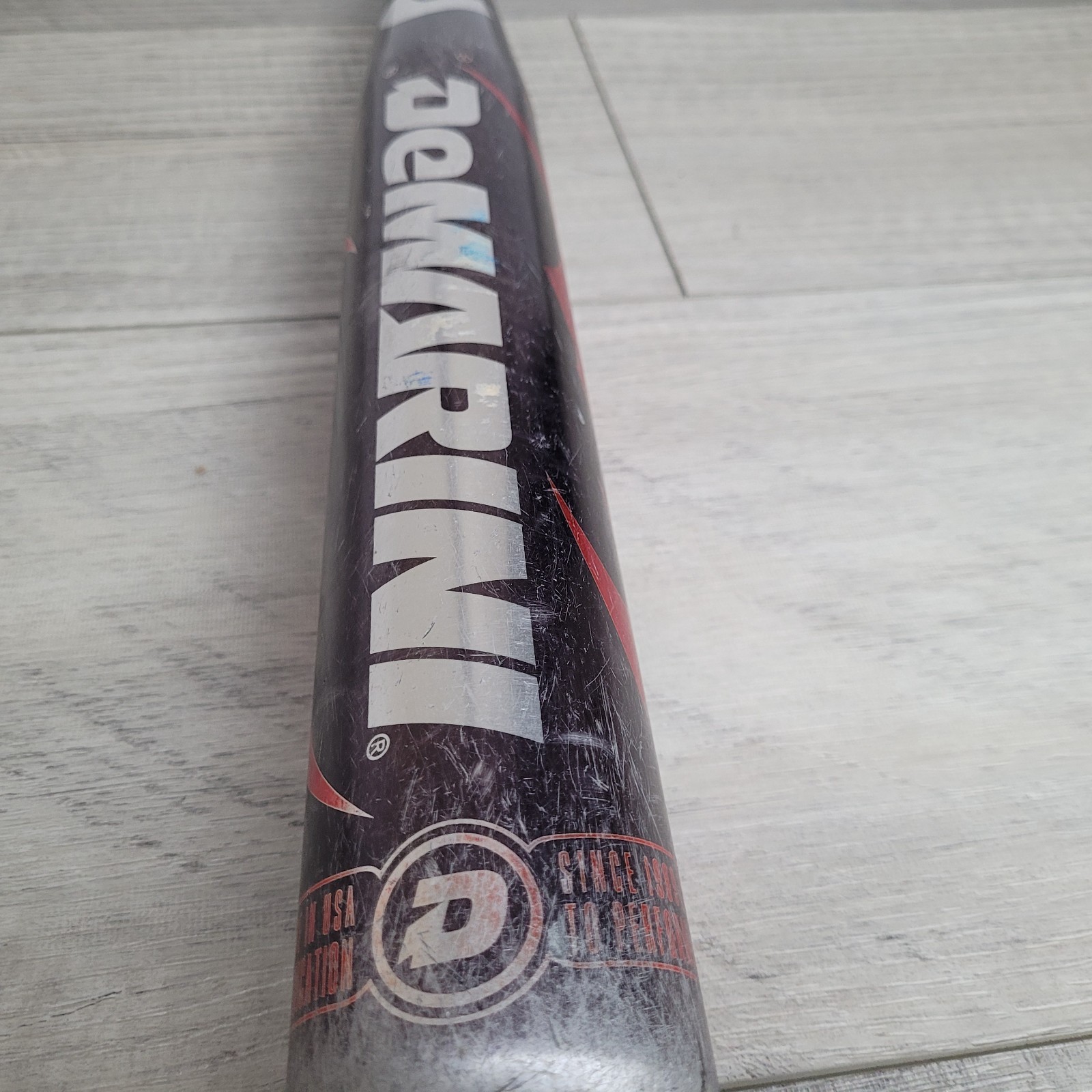🥎DeMarini Ultimate Weapon 34/28 Softball Bat Single Wall ASA USSAA Black Red🥎