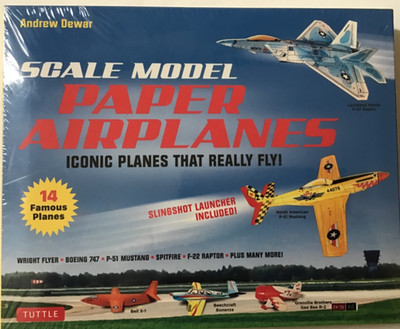 Scale Model Paper Airplanes Kit : Iconic Planes That Really Fly! Slingshot La...