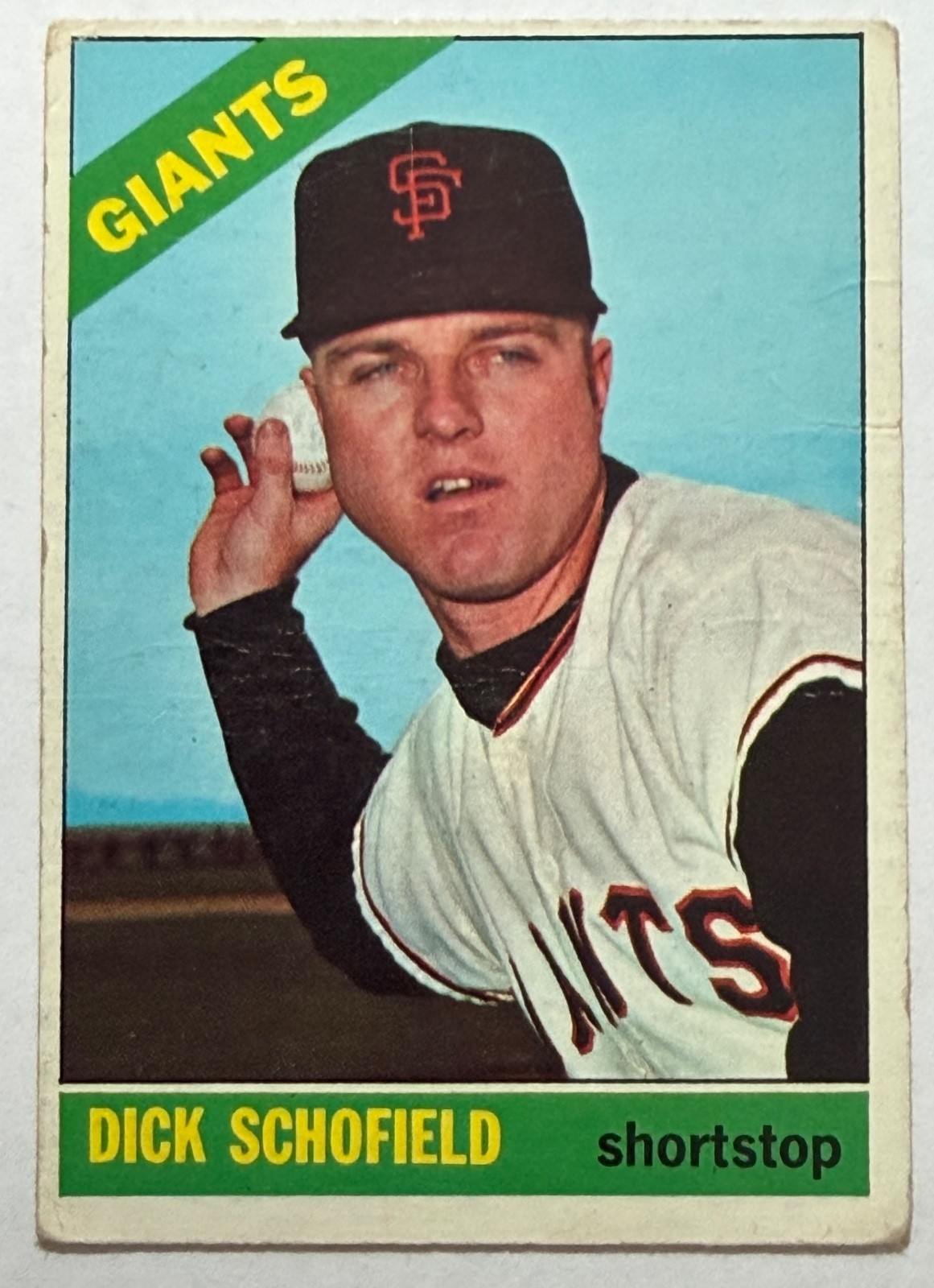 1966 Topps #474 DICK SCHOFIELD ⚾ San Francisco Giants ⚾ FREE SHIPPING