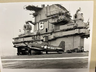 Airplane F6F-5K  Hellcat On The USS Lexington