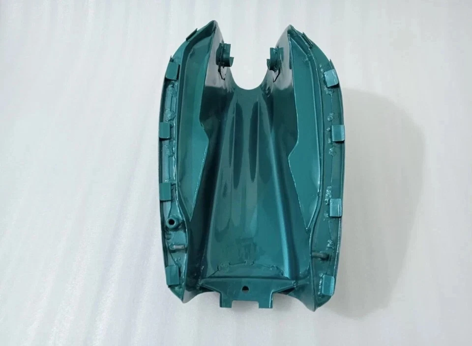 Honda CB 350 K3 K4 Super Sport 71-73 Derby verde negro acero tanque gasolina + tapa/F Foto 3 de 3