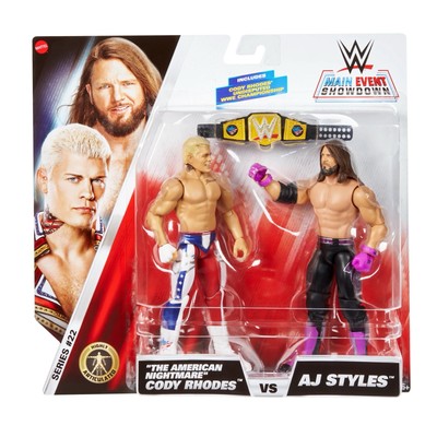 Cody Rhodes / AJ Styles Championship Showdown Series 22 Figure WWE