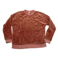 Latched Mama Sweatshirt Womens Extra Large Pink Fleece Nursing Breastfeeding
