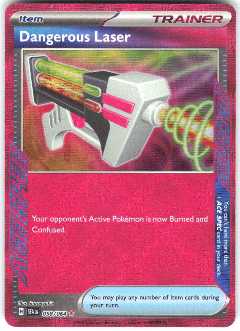 Dangerous Laser 058/064 SV: Shrouded Fable Holofoil