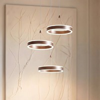 Lucande LED 'Kolo' Dimmbar (Modern) In Braun Aus Metall (3 Flammig, ), Wohnzimme