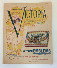1901 Edward M Shepard NYC Mayor Tammany Hall Andrew Carnegie Ad Theatre Program